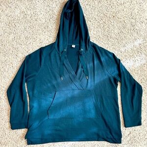 ON crossover front hoodie! Never worn! Dark teal 🩵